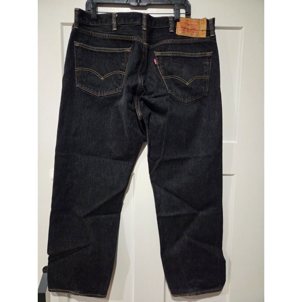 Levi's 501 Jeans Men's Size 40x30 Black Denim Regular Fit